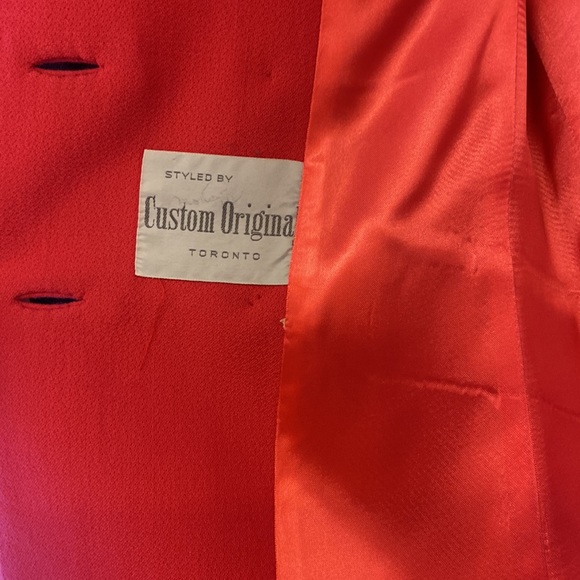 Vintage Blazer Hot Pink Silk Lined - Picture 7 of 8